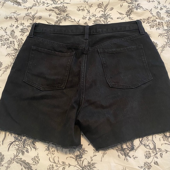 Old Navy distressed black jean shorts - Picture 2 of 2